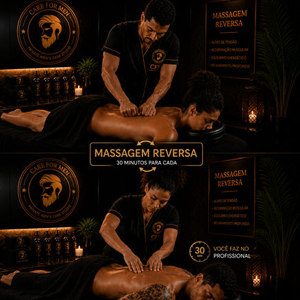 Composição promocional de massagem reversa